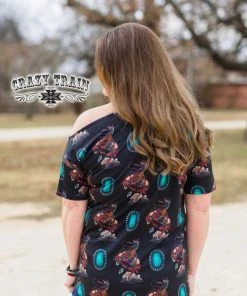 Crazy Train Concho Cowboy Top