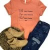 The Cinchy Cowgirl Coral Faith Hope Heart Short Sleeve Graphic Tee Clothing