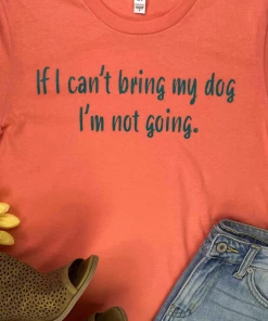 The Cinchy Cowgirl Coral I'm Not Going Short Sleeve Tee