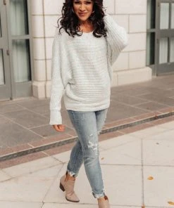 Ave Shops Cotton Candy Dream Sweater In Pink/Blue Clothing