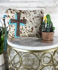 Bbags Handbags & Wallets Cowhide Cross Pouch/Wristlet