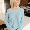 Ave Shops Cozy Cut Out Sweater
