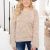 Ave Shops Cozy In Color Sweater