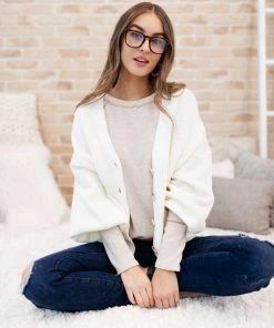 Ave Shops Cream Comfort Top Oatmeal