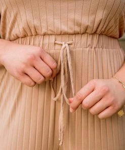 Ave Shops Cruiser Jumpsuit In Tan Dresses, Rompers, Jumpsuits