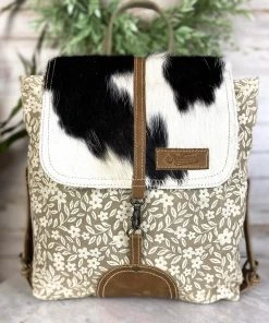 Sixtease Handbags & Wallets Cruising Floral & Cowhide Backpack