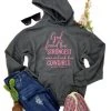 The Cinchy Cowgirl Dark Grey Strongest Women Hoodie