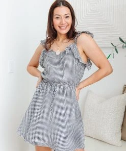 Ave Shops Dresses, Rompers, Jumpsuits Day Date Gingham Dress