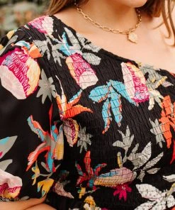 Ave Shops Day Trip Blouse In Black Clothing