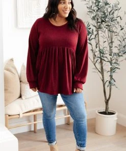 Ave Shops Deep Wine Top