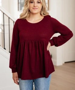 Ave Shops Deep Wine Top