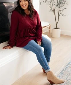 Ave Shops Deep Wine Top