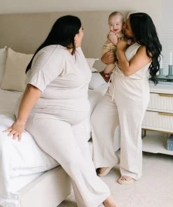 Ave Shops Deja Vu Bottoms In Oatmeal