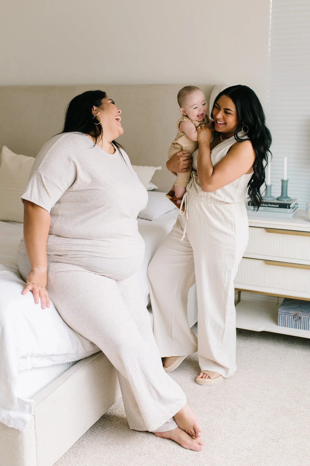 Ave Shops Deja Vu Top in Oatmeal - Comfortable Lounge & Active Wear 24 Ave Shops Clothing Deja Vu Top In Oatmeal