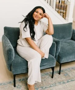 Ave Shops Deja Vu Bottoms In Oatmeal