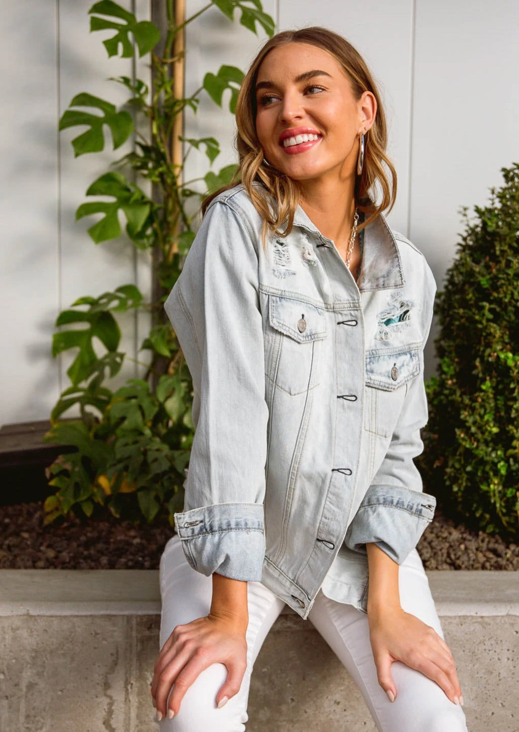 Ave Shops Denim Dreams Cardigan | Stylish Women's Outerwear & Sweater 3 Ave Shops Denim Dreams