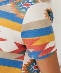 Ave Shops Desert Sun Top Short Sleeve Tops