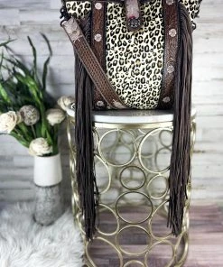 Myra Diva Leopard Fringe Crossbody Handbag >> MEGA SALE <<