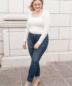 Ave Shops Double Trouble Midrise Boyfriend Jeans Bottoms & Jeans