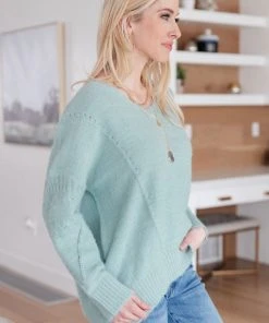 Ave Shops Dream State Top In Sage Clothing