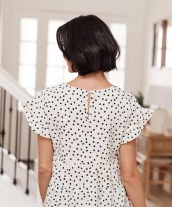 Ave Shops Dreamy Look Top In White | Women's Short Sleeve Tops 26 Ave Shops Dreamy Look Top In White