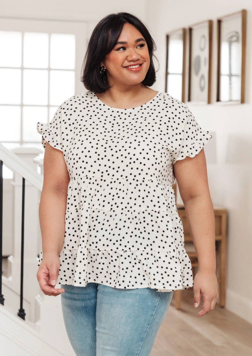 Ave Shops Dreamy Look Top In White | Women's Short Sleeve Tops 4 Ave Shops Dreamy Look Top In White