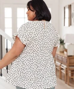 Ave Shops Dreamy Look Top In White | Women's Short Sleeve Tops 28 Ave Shops Dreamy Look Top In White