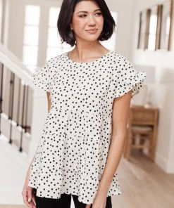 Ave Shops Dreamy Look Top In White | Women's Short Sleeve Tops 23 Ave Shops Dreamy Look Top In White