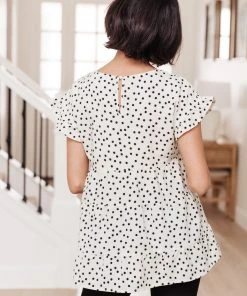 Ave Shops Dreamy Look Top In White | Women's Short Sleeve Tops 25 Ave Shops Dreamy Look Top In White