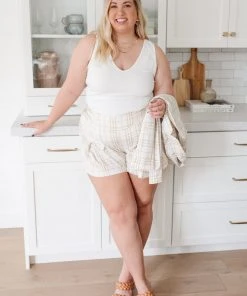 Ave Shops Bottoms & Jeans Dressed In Plaid Shorts