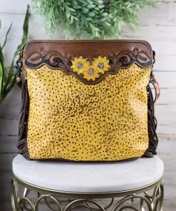 Myra Drops Of Sun Yellow Handbag