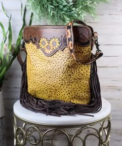 Myra Drops Of Sun Yellow Handbag