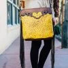Myra Drops Of Sun Yellow Handbag