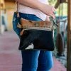 Myra Duo Canvas & Hair On Cowhide Crossbody