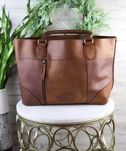 American Darling Handbags & Wallets Durango Black & White Cowhide Tote Handbag