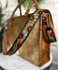 American Darling Dusk Sunflower Purse Strap Handbags & Wallets