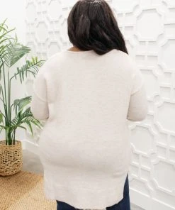 Ave Shops Clothing Effortless Sweater In Light Pink