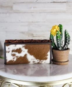Bbags Elena Cowhide Tooled Wallet