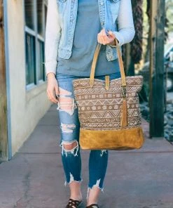 Bbags Handbags & Wallets Eloise Brown Aztec Tote Handbag