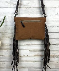 Myra Embellished Multi Color Aztec Crossbody