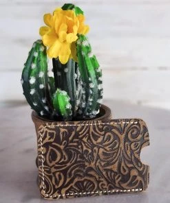 Bbags Embossed Leather Card Holder