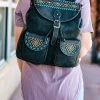 Montana West New Arrivals Embroidered Aztec Black Backpack