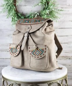 Montana West Embroidered Aztec Tan Backpack New Arrivals