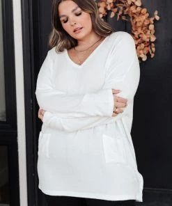 Ave Shops Emi Pocket Sweater