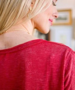 Ave Shops Enjoy The Day Tee In Red