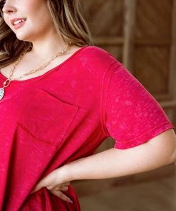 Ave Shops Enjoy The Day Tee In Red