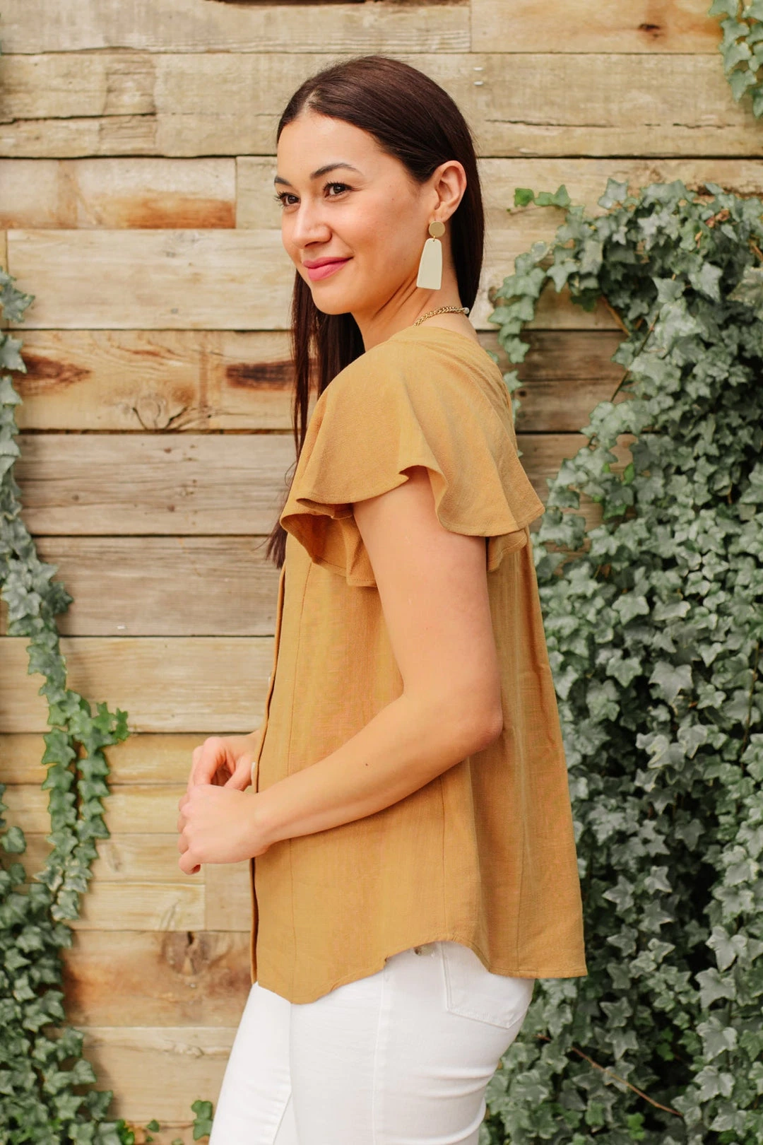 Ave Shops Envy Me Taupe Short Sleeve Top - Stylish & Comfortable Tops & Blouses 8 Ave Shops Envy Me Top In Taupe Clothing