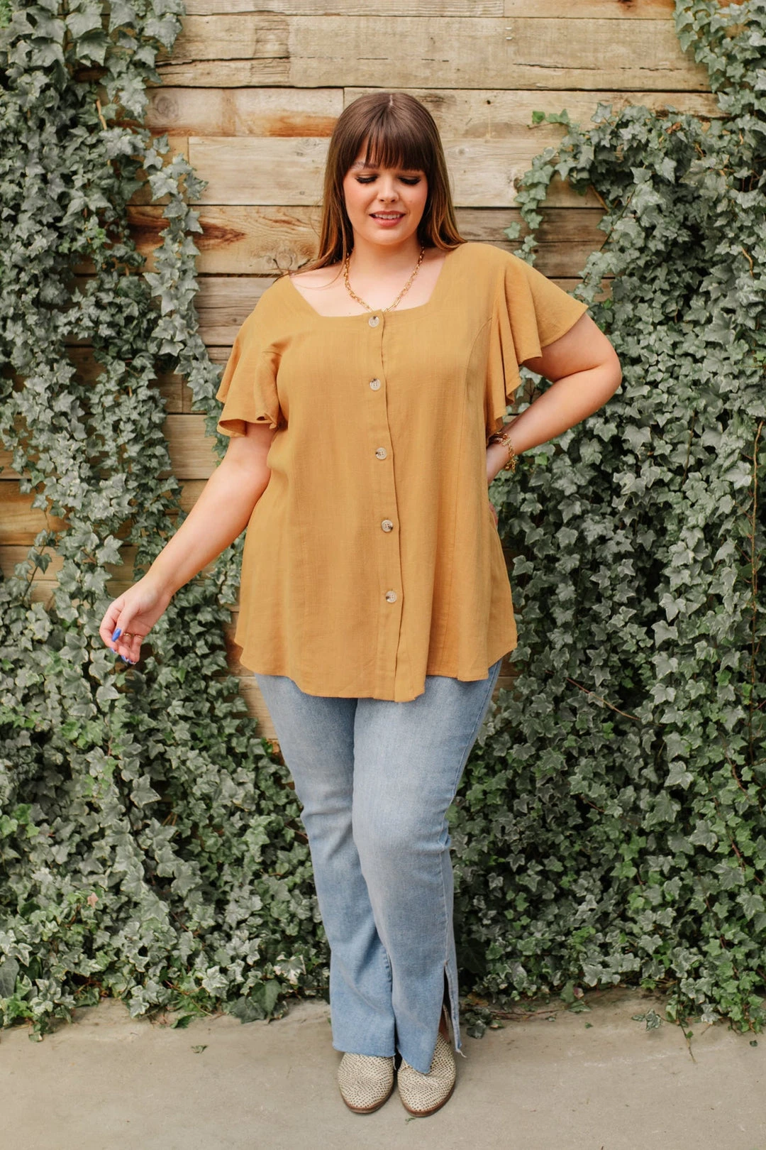 Ave Shops Envy Me Taupe Short Sleeve Top - Stylish & Comfortable Tops & Blouses 11 Ave Shops Envy Me Top In Taupe Clothing