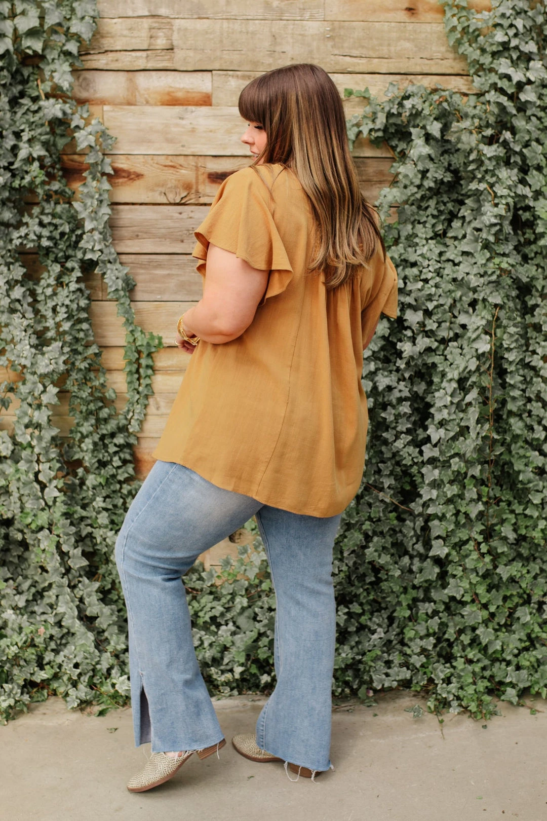 Ave Shops Envy Me Taupe Short Sleeve Top - Stylish & Comfortable Tops & Blouses 15 Ave Shops Envy Me Top In Taupe Clothing