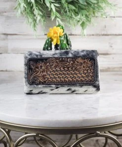 Myra Eternity Cowhide Tooled Wallet